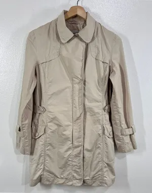 Columbia Omni-Shield Women's Jacket Beige‎ Lightweight Rain Coat Hooded Medium thumbnail 1