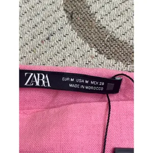 Zara RUFFLED LINEN BLEND MIDI SKIRT, Pink Size medium, 7950/939 NWT thumbnail 7