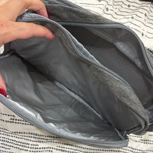 Ulta Beauty Gray Cosmetic Bag thumbnail 3