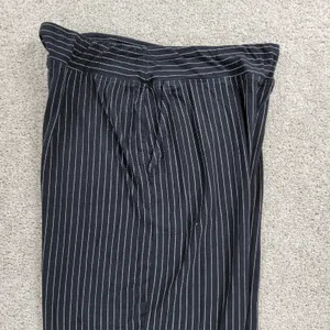 Soma Cool Collection Night Pajama Set S/M Black Stripes Lace Trim Crop Button Up thumbnail 10