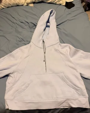 Baby Blue Scuba Lululemon Half-Zip thumbnail 1