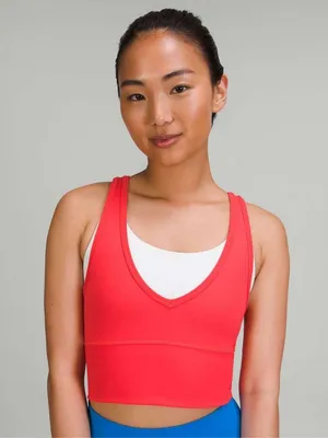 Lululemon Power Pivot Tank Carnation Red thumbnail 1