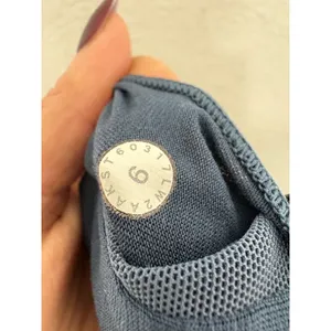 Lululemon Free To Be Serene Bra Size 6 Strappy Back Floral Print Blue Yoga thumbnail 6
