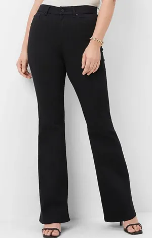 New with tags - Express Mid Rise Stay Black Skyscraper Jeans sz 6r thumbnail 2