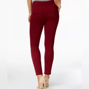 Earl Jean NWT! Women’s Zinfandel Burgundy Red Skinny Jeans Size 2 thumbnail 2