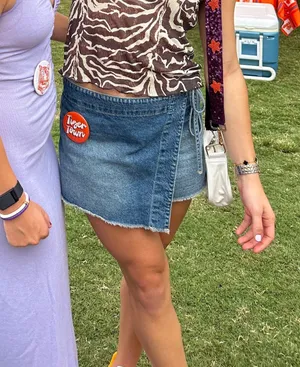 Free People We The Free Emmy Denim Skort thumbnail 3