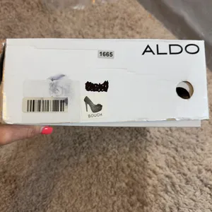 1665 | Aldo Bouch Jewel‎ Feather Embellished Platform Pump Purple Women 9 / 40 thumbnail 13