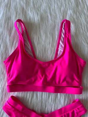 NWOT Pink  Bikini Set thumbnail 3