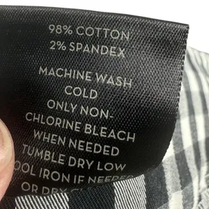 Ann Taylor Women's Curvy Gingham Cropped Pants Black White Check Size 16 Preppy thumbnail 11