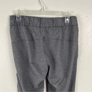 LULULEMON On The Fly Heathered Gray Drawstring Waist Pants 6 Casual Gym Neutral thumbnail 10