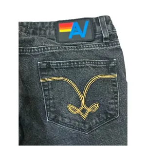 Aviator Nation Mid Rise Canyon Jean in Vintage Black Size: 27 thumbnail 6