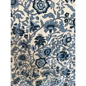 Vera Bradley blue floral scroll night shirt dress size small thumbnail 2