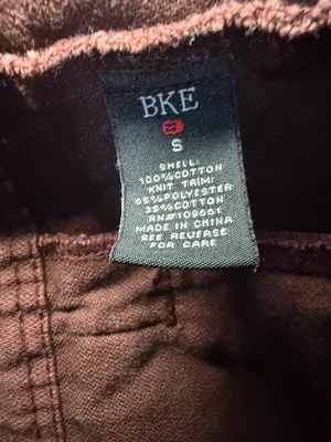 BKE Flyaway Denim Boho Jacket in bitter chocolate size small thumbnail 8