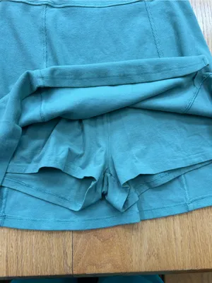 NWT AE American Eagle Strapless‎ Tube Dress Built In Shorts Romper Green Large L thumbnail 8