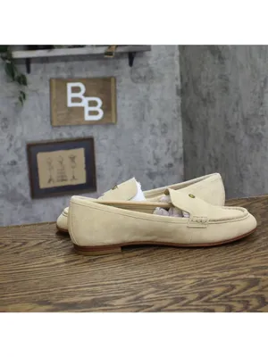NWT Michael Michael Kors Womens Jennings Suede Loafer 40S6JNFP1S Khaki Brown 9M thumbnail 12