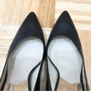 MICHAEL Michael Kors AO13E Black Leather Pointy Toe Classic Pumps Size 8.5M thumbnail 9