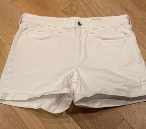 rag & bone Dylan White Cutoff Denim Shorts 27 thumbnail 1