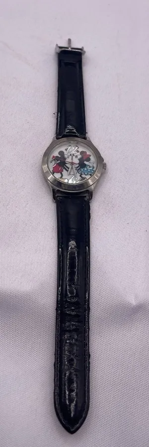 MICKEY MOUSE Authentic "DISNEY" Women's Watch-Leather Needs‎ Battery thumbnail 1
