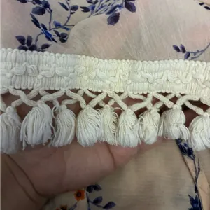 I Joah Floral Sleeveless Kimono with Tassel Hem M thumbnail 9