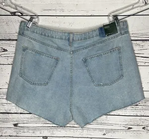Wild Fable NWT Size 18/34 Blue Denim Distressed Highest Rise Cutoff Jean Shorts thumbnail 2