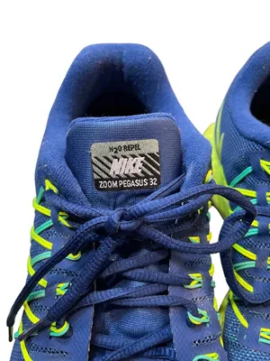 Nike Air Zoom Pegasus 32 wms blue yellow running sneakers sz 9 SKU 10-348 thumbnail 14