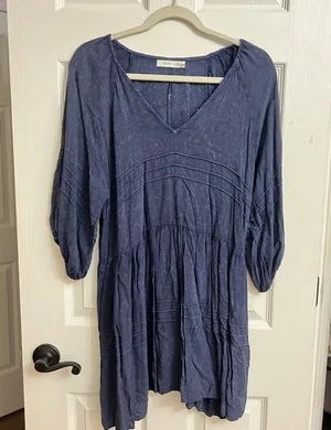 Anthropologie Mustard Seed Denim Dress thumbnail 2