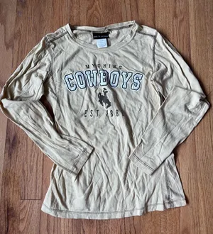 5th & Ocean Beige Crewneck Tee thumbnail 1