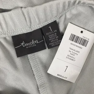 Chico’s Travelers No Tummy Gray Seagull Pants NEW 1 M thumbnail 5