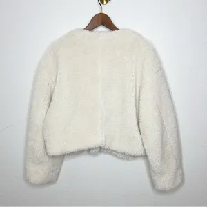 The Group by Babaton Aritzia Sherpa Teddy Jacket Size 2 thumbnail 6