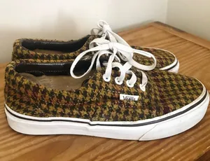 Limited Edition Vans ERA Low Top Harris Tweed Houndstooth Sneakers thumbnail 1