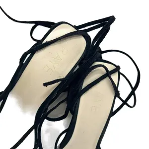 RAYE Sybil Lace-Up‎ Sandal in Black Suede Size 8.5 thumbnail 5