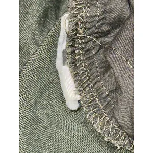Abercrombie & Fitch Olive Green Linen Blend Pull On Wide Leg Pants Women Size XS thumbnail 6