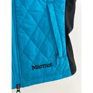 Marmot Kitzbuhel Insulated Vest Blue Quilted Full Zip Small Gorpcore Ski Winter thumbnail 5