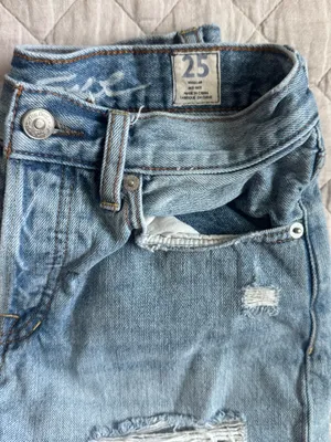 Free People Denim Shorts Cut-Off thumbnail 3