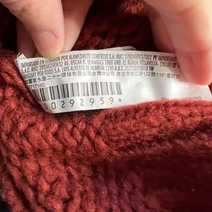 Forever 21 Block‎ Stripe Knit Sweater Size Small S Blush Cream Maroon thumbnail 4