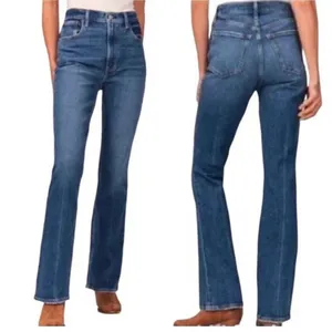 Abercrombie & Fitch The 70s Vintage‎ Flare Ultra High Rise Jeans Blue 26 Short thumbnail 2