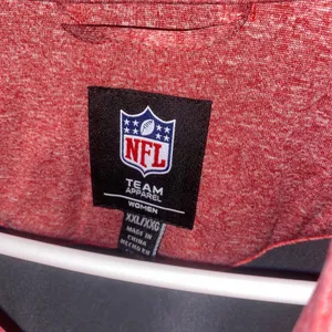 NWT NFL Team Apparel Red Atlanta Falcons Quarter Zip Sweatshirt Women's Size XXL thumbnail 4