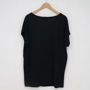 Orvis Top Womens XL Classic Collection Black Side Slit V-Neck Excellent thumbnail 5
