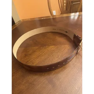 Paris Brown Womens Genuine Cowhide On Bonded Leather Belt Size 36 thumbnail 2