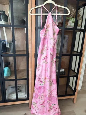 Peppermayo Pascal Maxi Dress Halter wedding guest drape open back Floral Print thumbnail 6