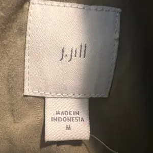 J Jill Women's Trench Coat Medium Belted Utility Pockets Fall Khaki thumbnail 4