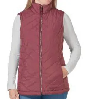 Free Country Womens Reversible Brick Red‎ Vest Small thumbnail 1