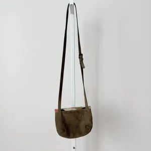 Multicolor Suede‎ Scalloped Patchwork Crossbody Bag Mermaid Boho Brown thumbnail 6