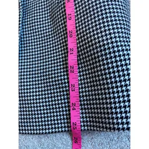 NWT‎ Catherine Malandrino Blazer Size 2 Black White Houndstooth Professional thumbnail 9