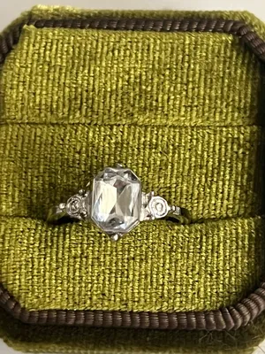 Classic Design Gorgeous Cubic Zirconia w/ Stainless Steel Silver Band S 6 thumbnail 1