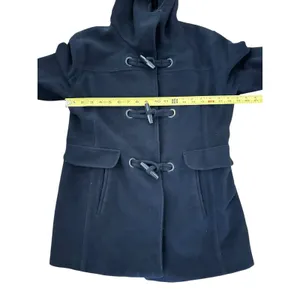 PENDLETON ROSLYN WATERPROOF LAMBSWOOL BLEND HOODED COAT BLUE NAVY Size Small thumbnail 4