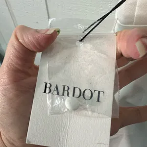 Bardot White High Keyhole Neck Sleeveless Dress Size Small NWOT thumbnail 12