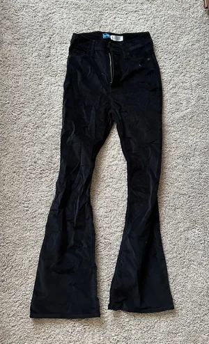 Flare Suede Jeans thumbnail 1