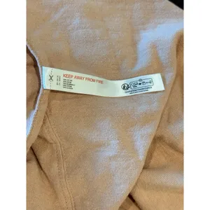 FP Beach Free People Peach Cotton V-Neck Sleeveless Tank Top Oversized Small thumbnail 5