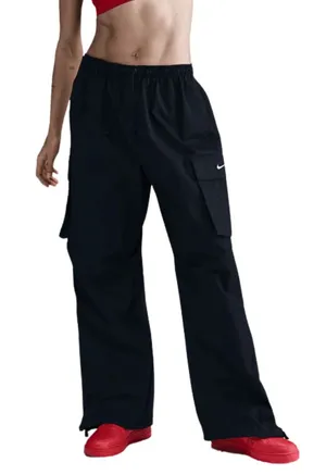 NEW Nike Sportswear Womens Small Mid Rise Oversized Baggy Woven Cargo Pants thumbnail 1